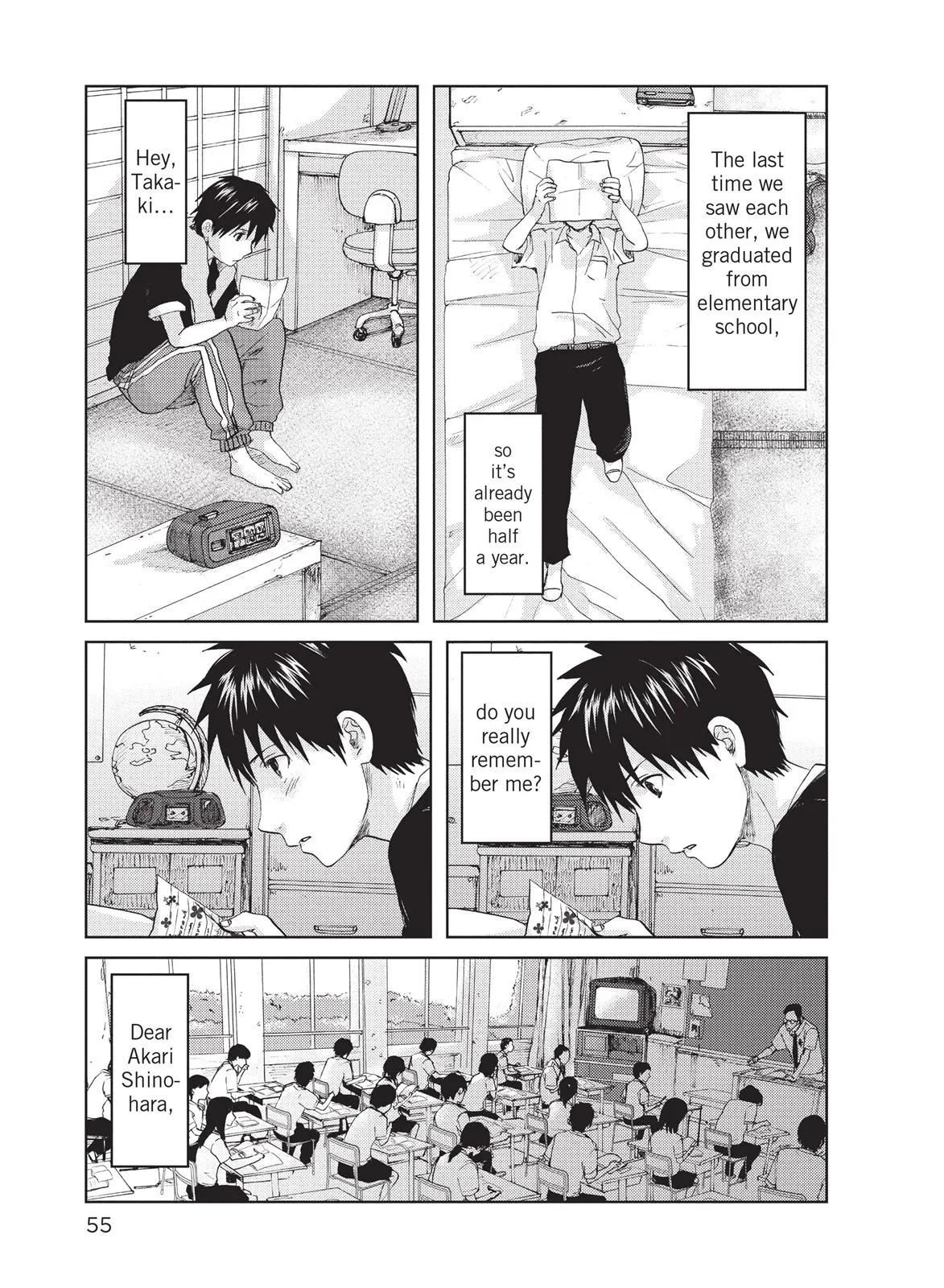 Read 5 Centimeters Per Second en Manga Online