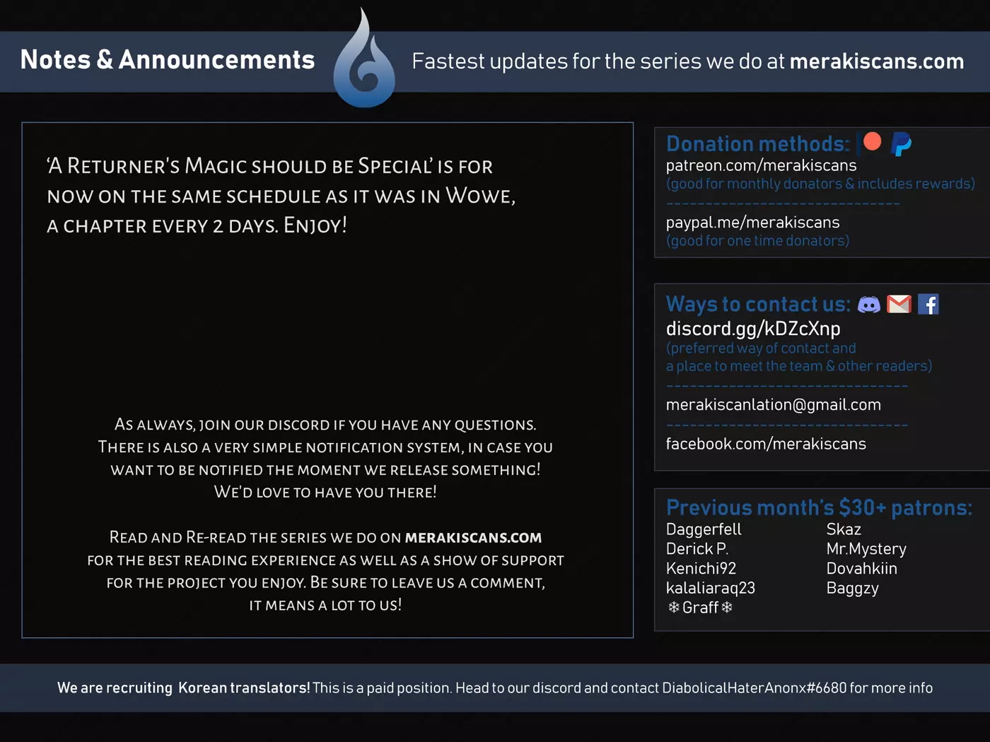 Read A Returners Magic Should Be Special en Manga Online