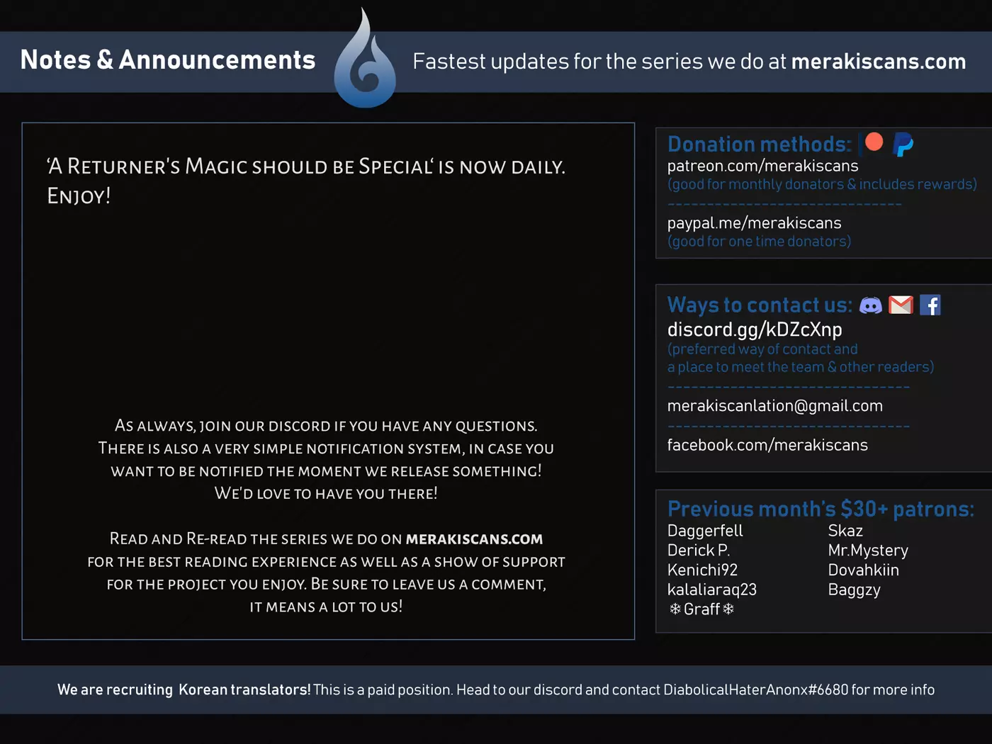 Read A Returners Magic Should Be Special en Manga Online