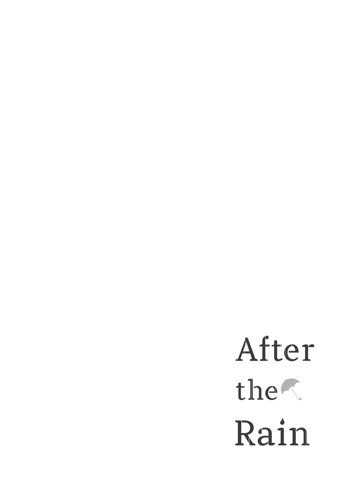 Read After the Rain en Manga Online