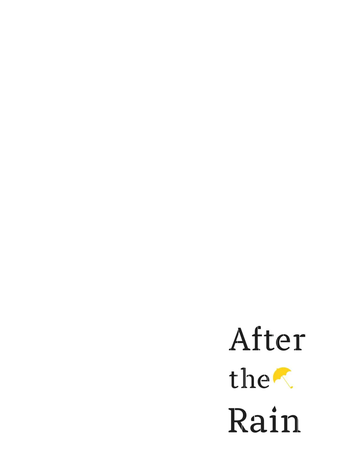 Read After the Rain en Manga Online