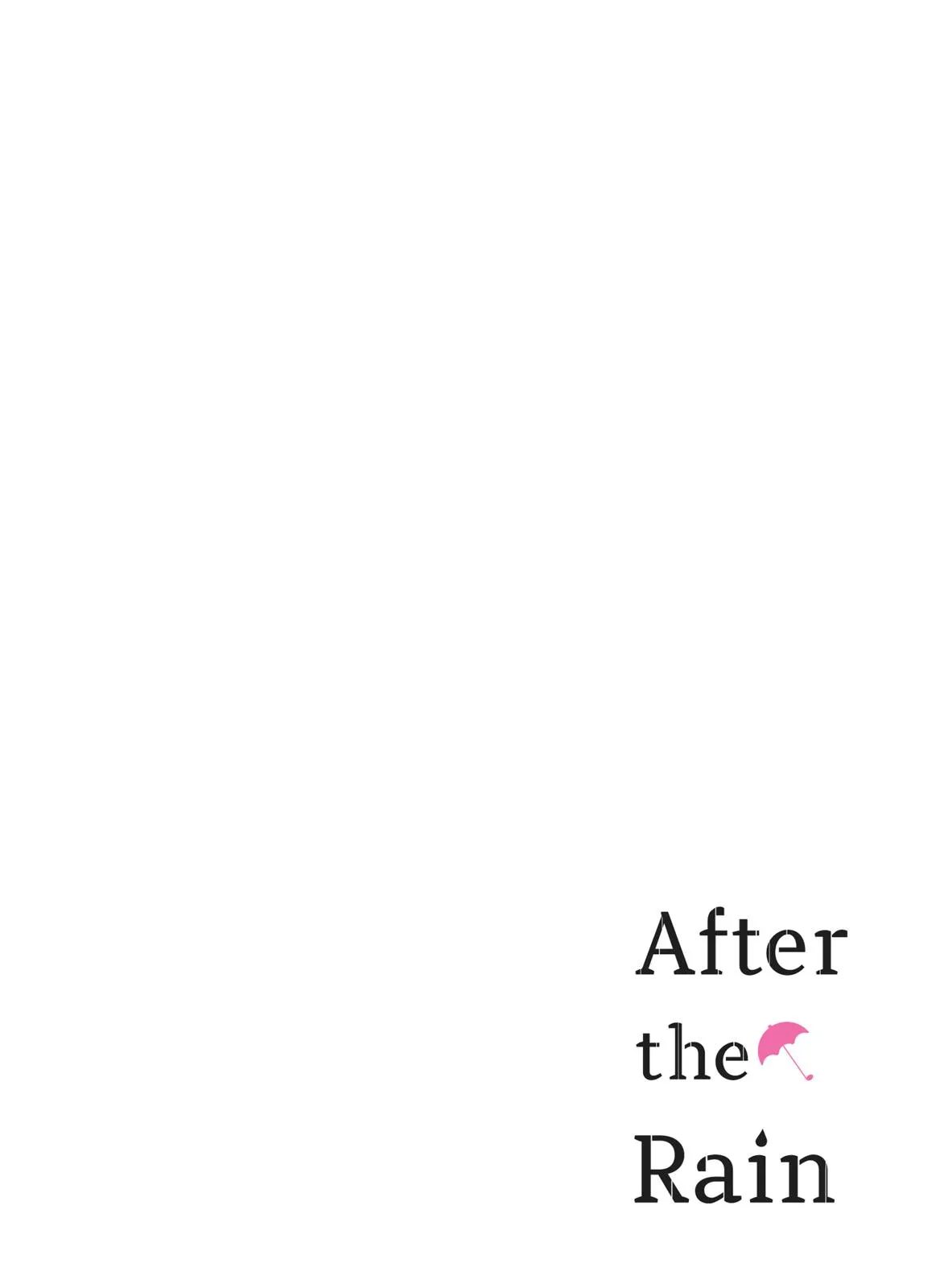 Read After the Rain en Manga Online