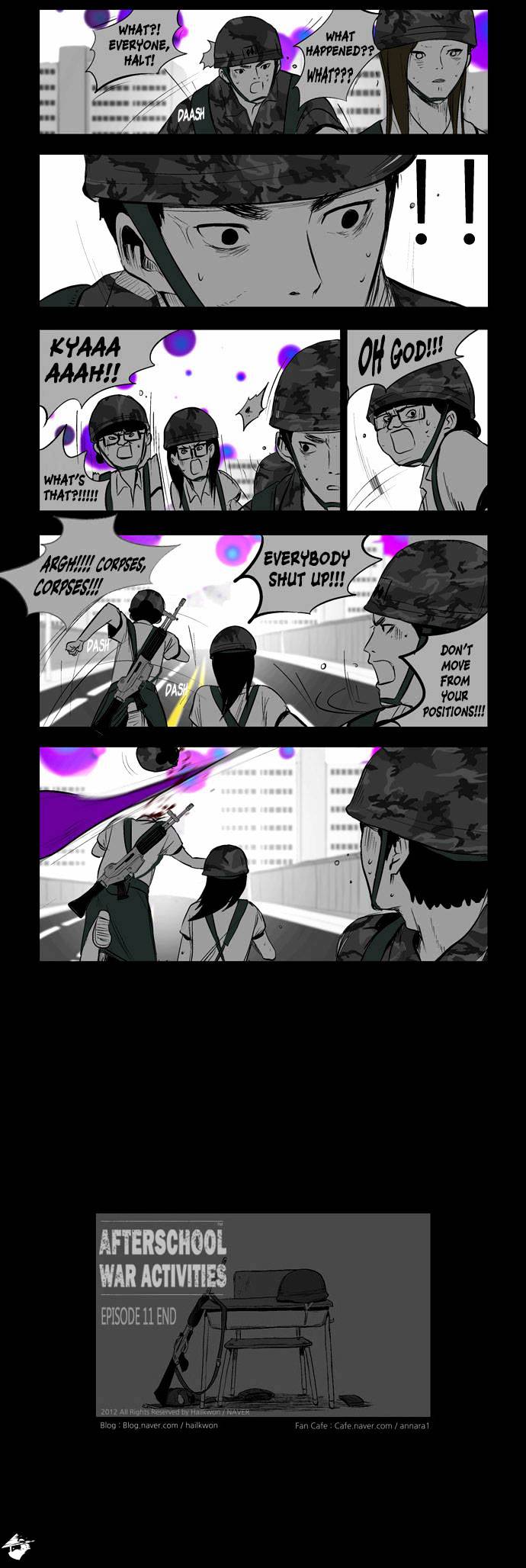 Read Afterschool War Activities en Manga Online