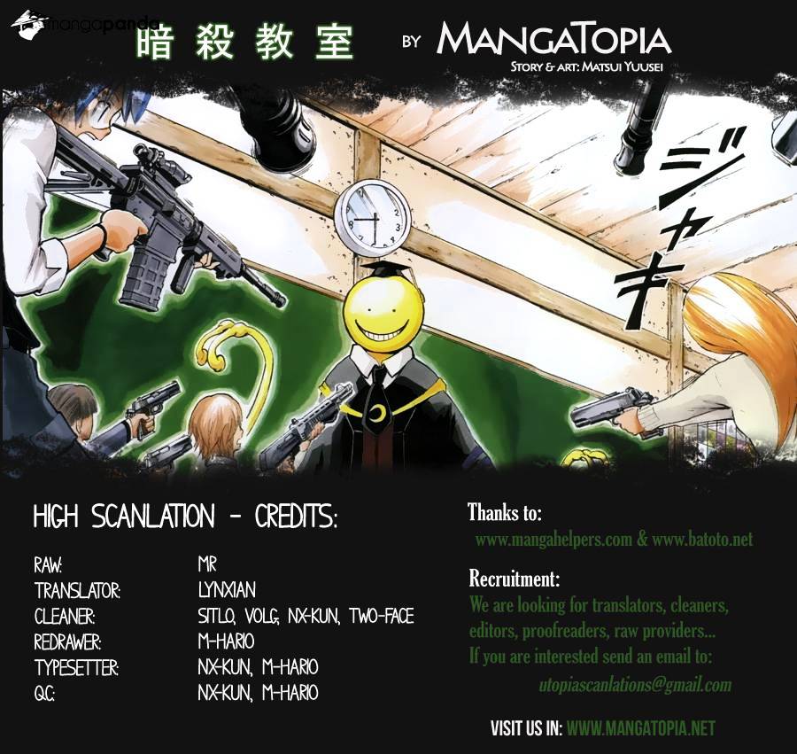Read Ansatsu Kyoushitsu en Manga Online