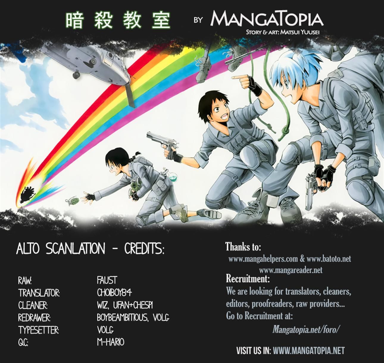 Read Ansatsu Kyoushitsu en Manga Online