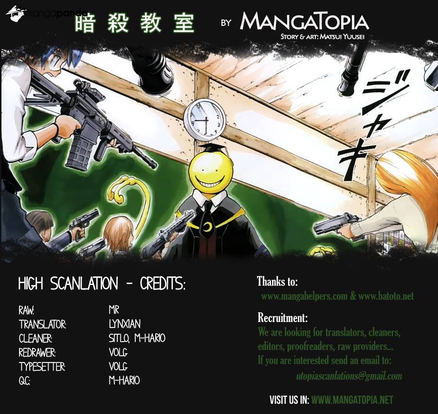 Read Ansatsu Kyoushitsu en Manga Online