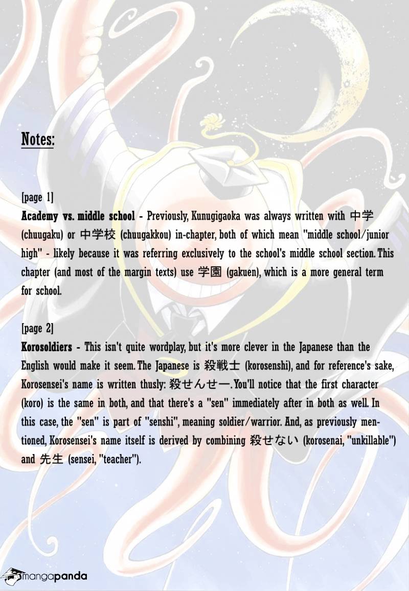 Read Ansatsu Kyoushitsu en Manga Online