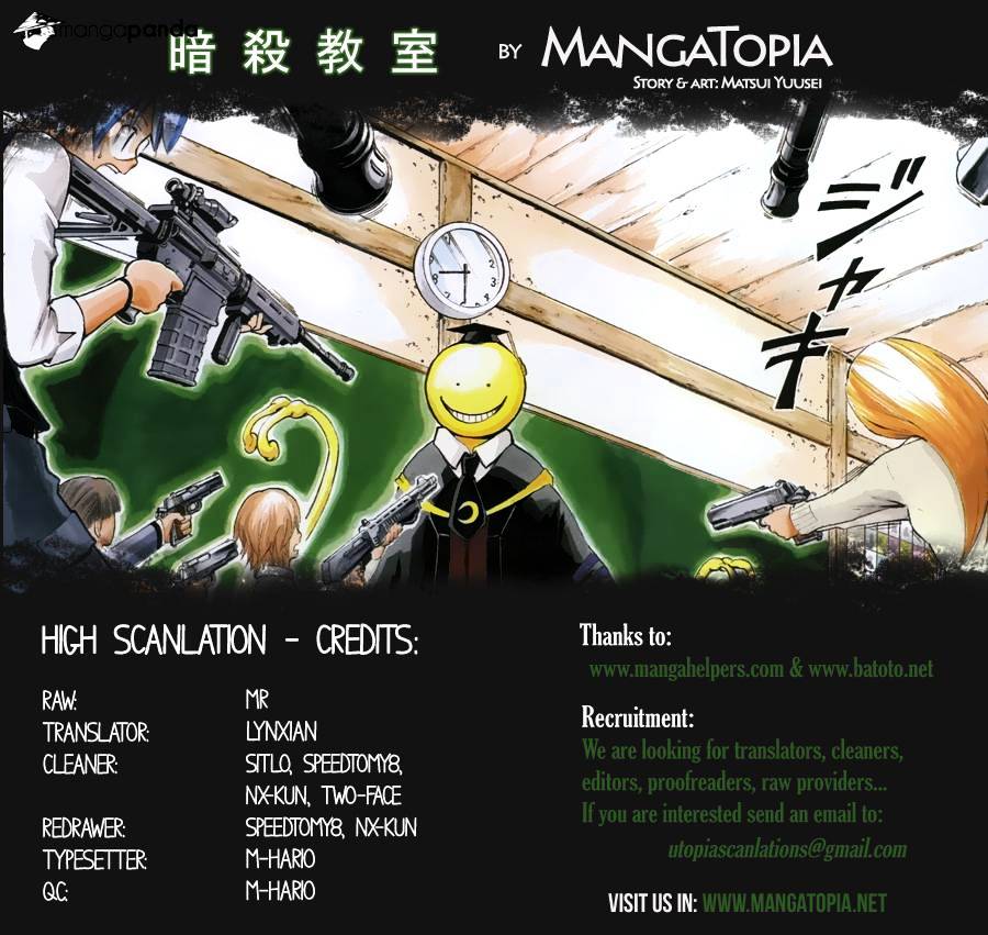 Read Ansatsu Kyoushitsu en Manga Online