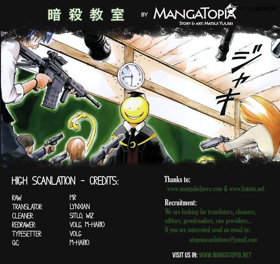 Read Ansatsu Kyoushitsu en Manga Online
