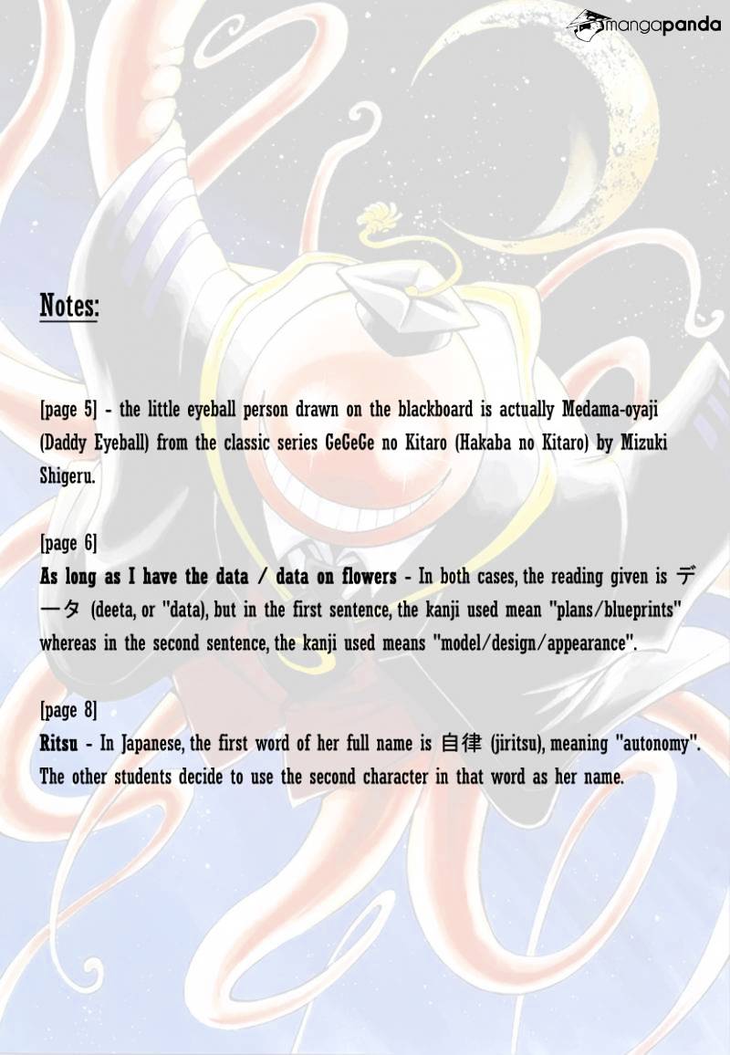 Read Ansatsu Kyoushitsu en Manga Online