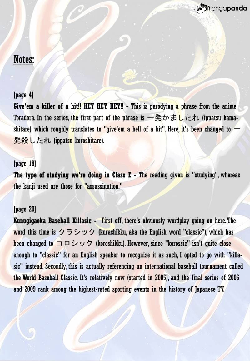 Read Ansatsu Kyoushitsu en Manga Online