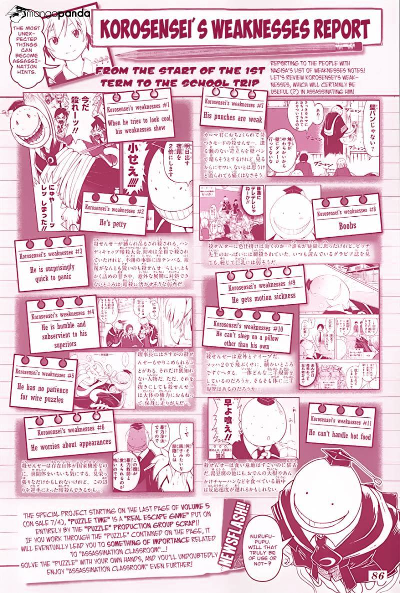 Read Ansatsu Kyoushitsu en Manga Online