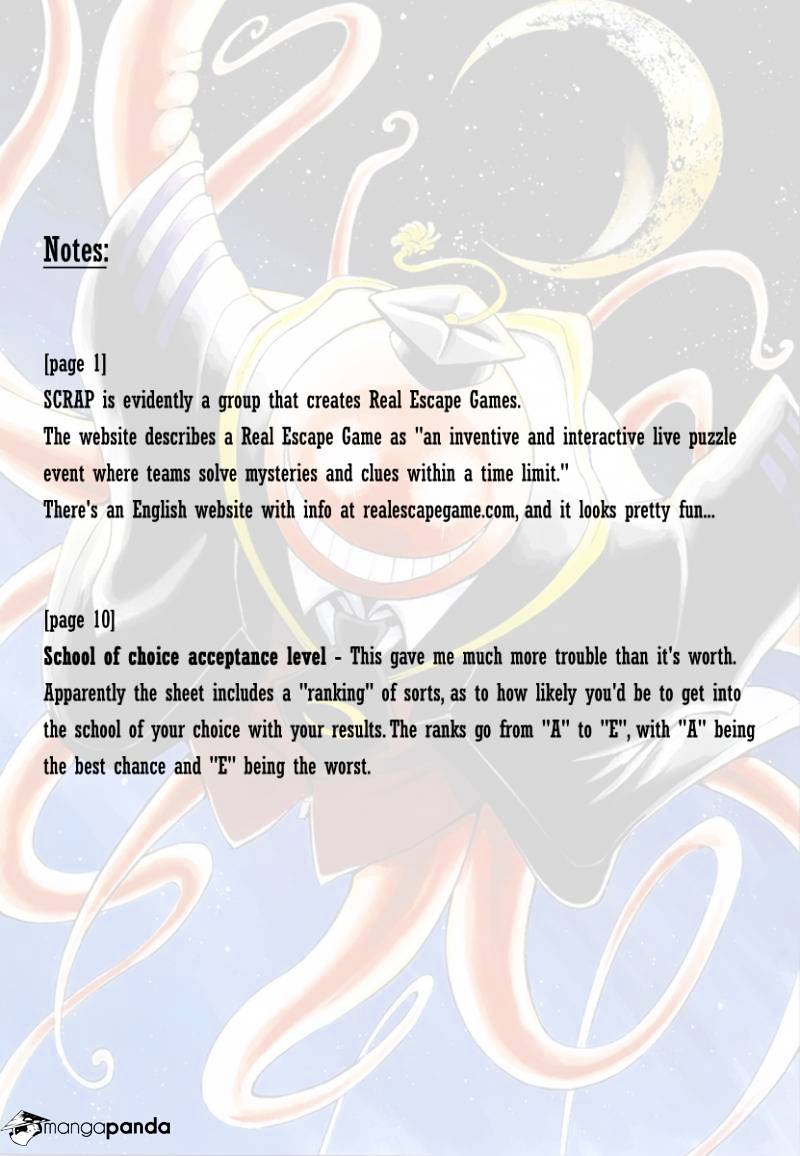 Read Ansatsu Kyoushitsu en Manga Online