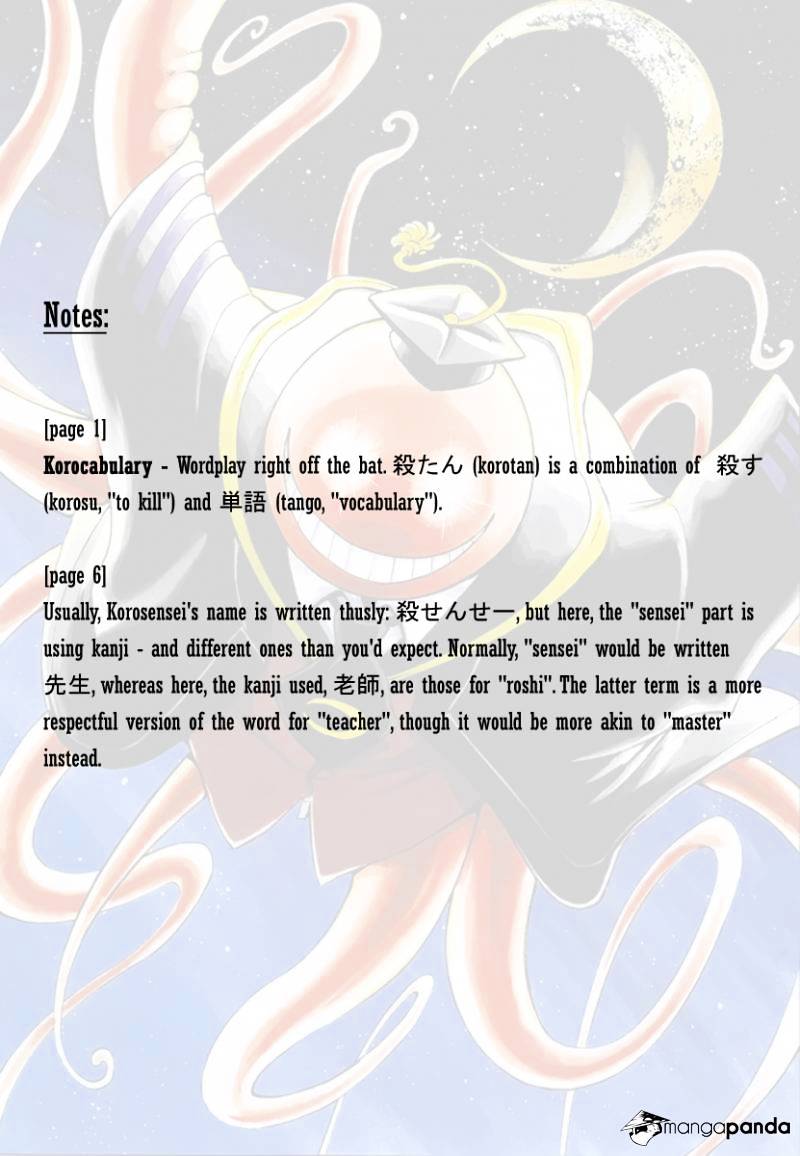 Read Ansatsu Kyoushitsu en Manga Online