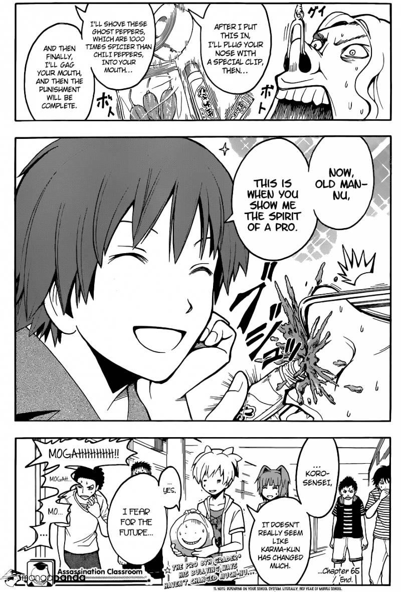 Read Ansatsu Kyoushitsu en Manga Online
