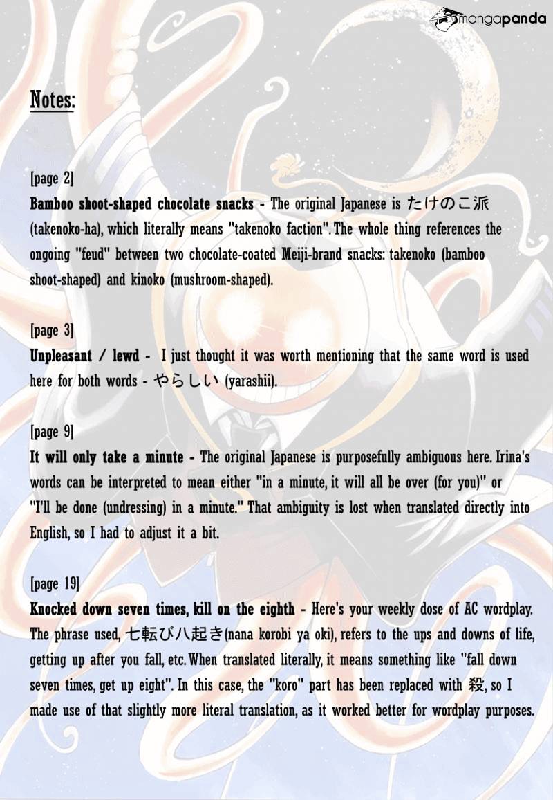 Read Ansatsu Kyoushitsu en Manga Online