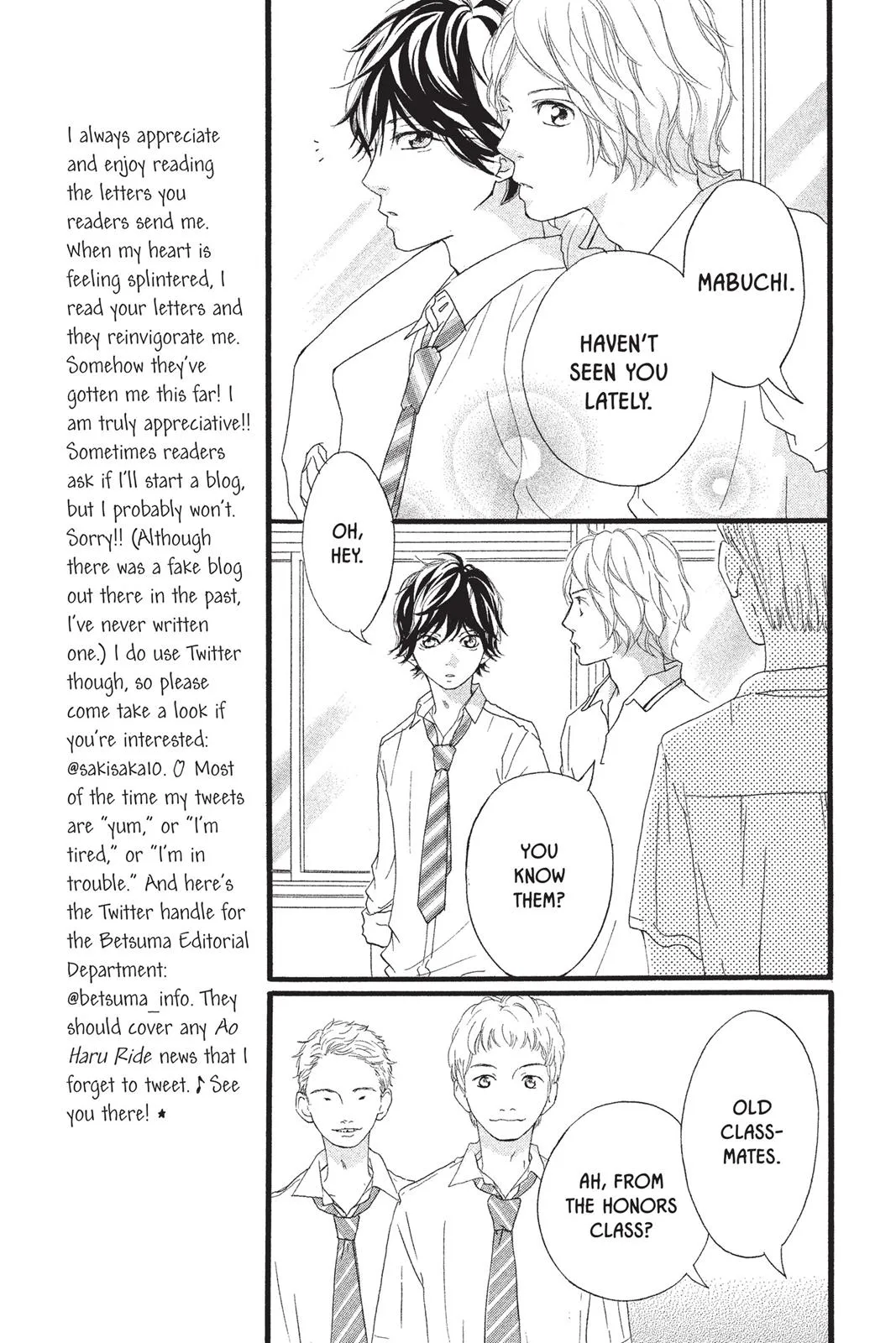 Read Ao Haru Ride en Manga Online