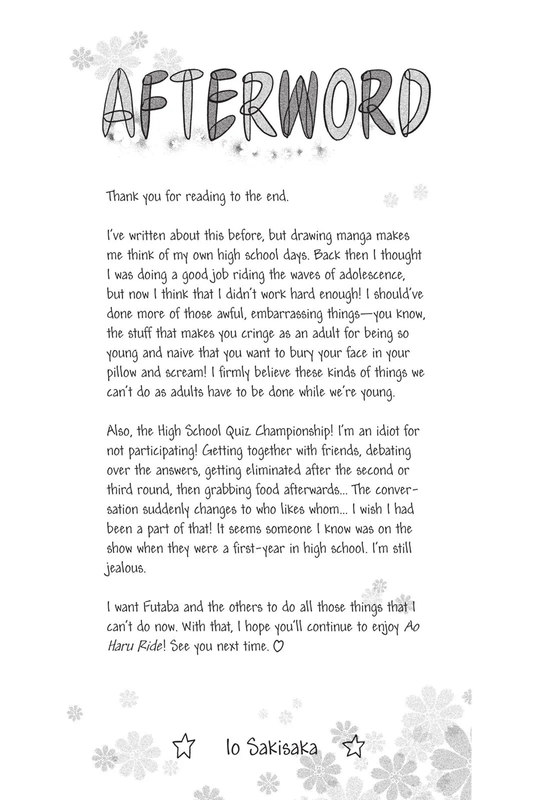 Read Ao Haru Ride en Manga Online