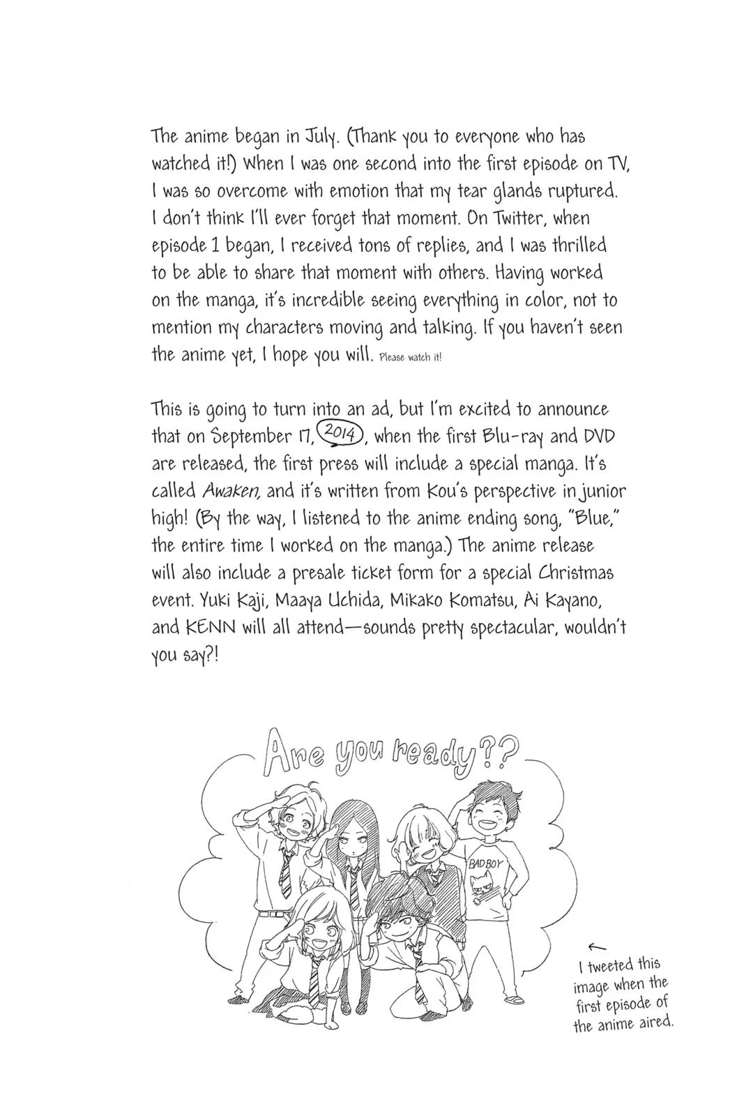 Read Ao Haru Ride en Manga Online