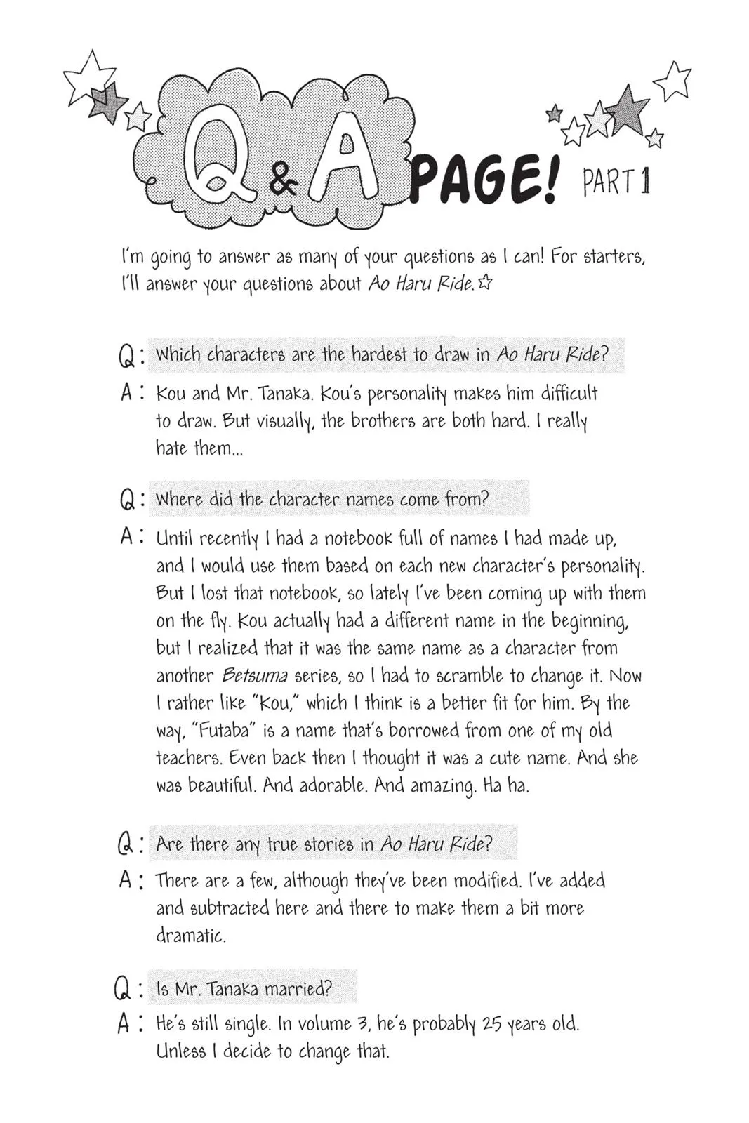 Read Ao Haru Ride en Manga Online