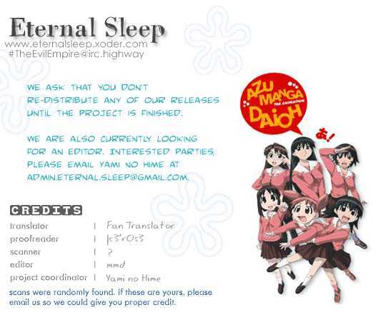 Read Azumanga Daioh en Manga Online