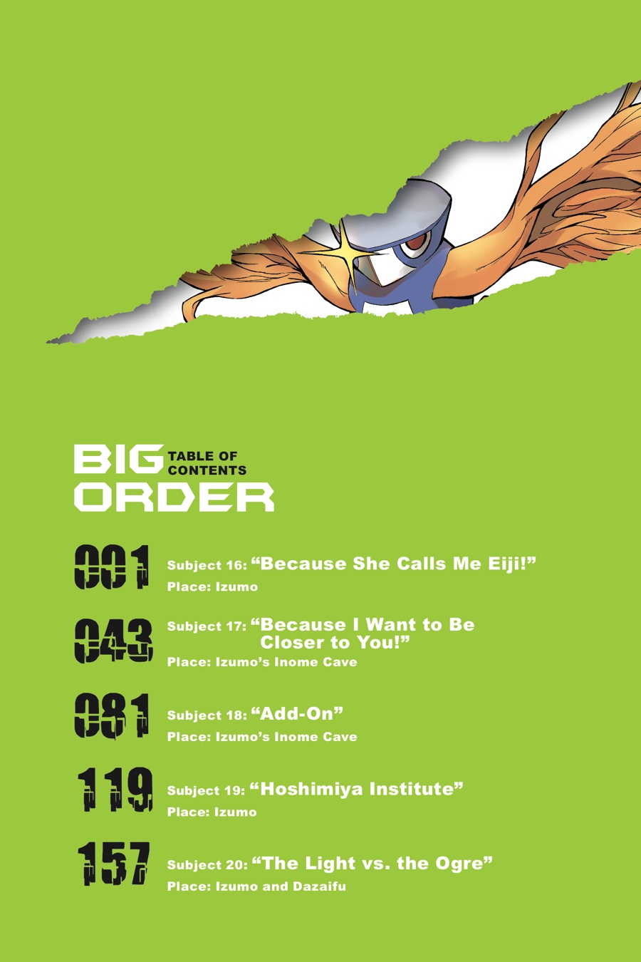 Read Big Order en Manga Online