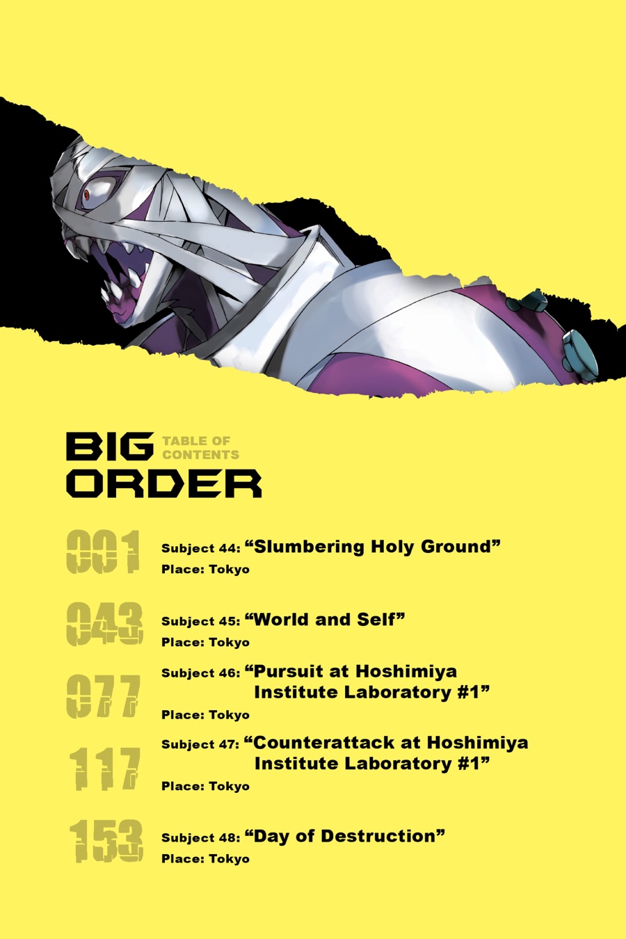 Read Big Order en Manga Online