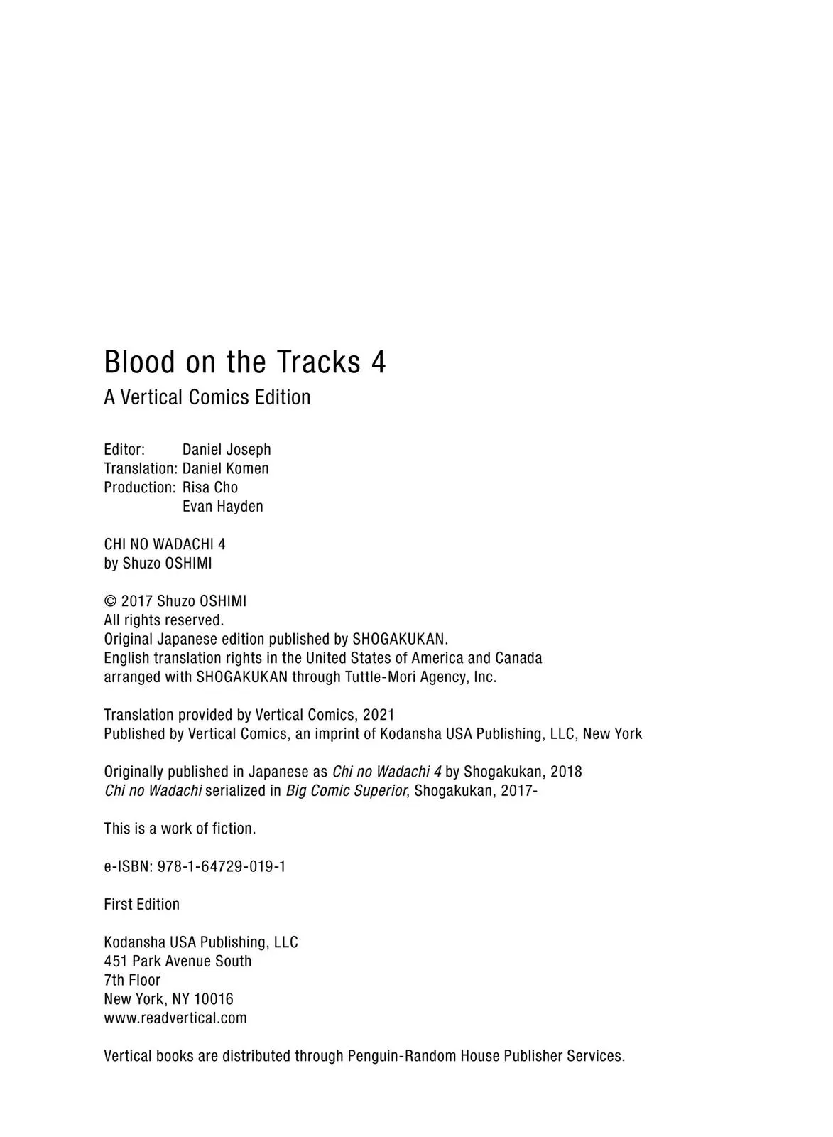 Read Blood on the Tracks en Manga Online