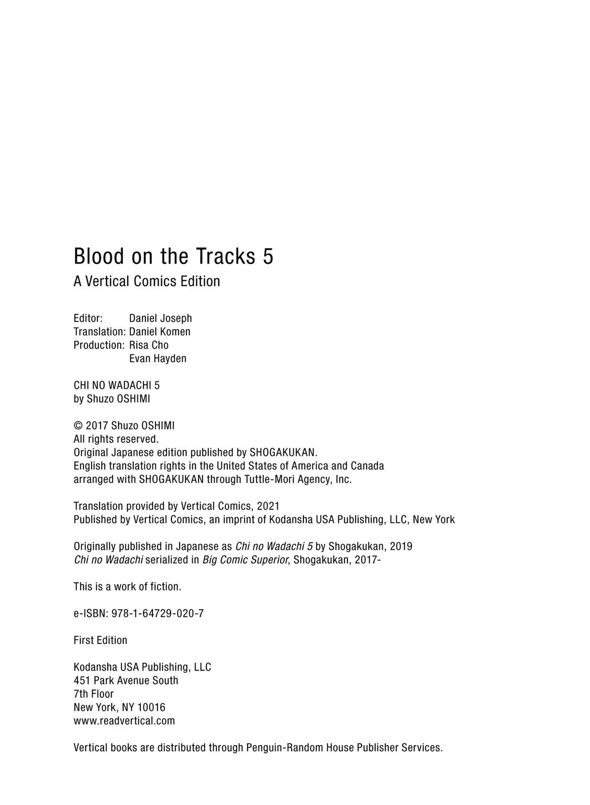 Read Blood on the Tracks en Manga Online