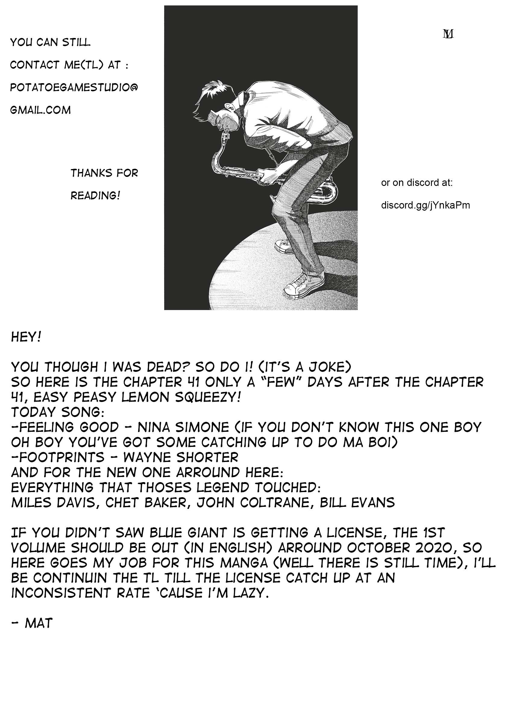 Read Blue Giant en Manga Online
