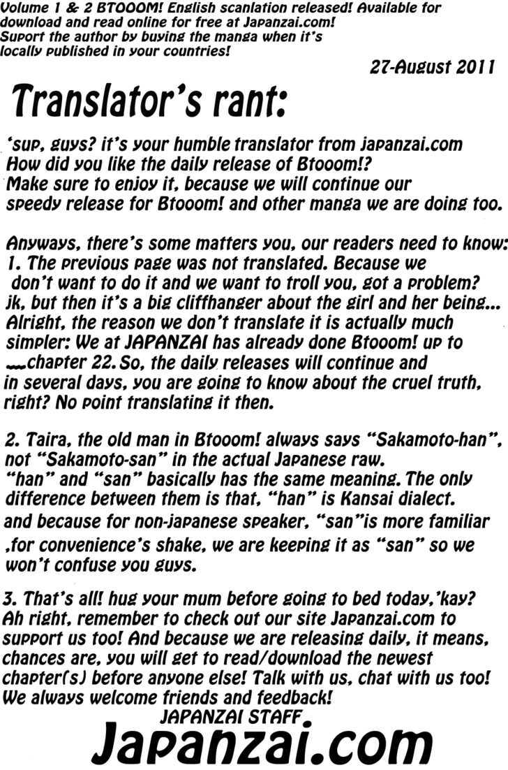 Read Btooom en Manga Online