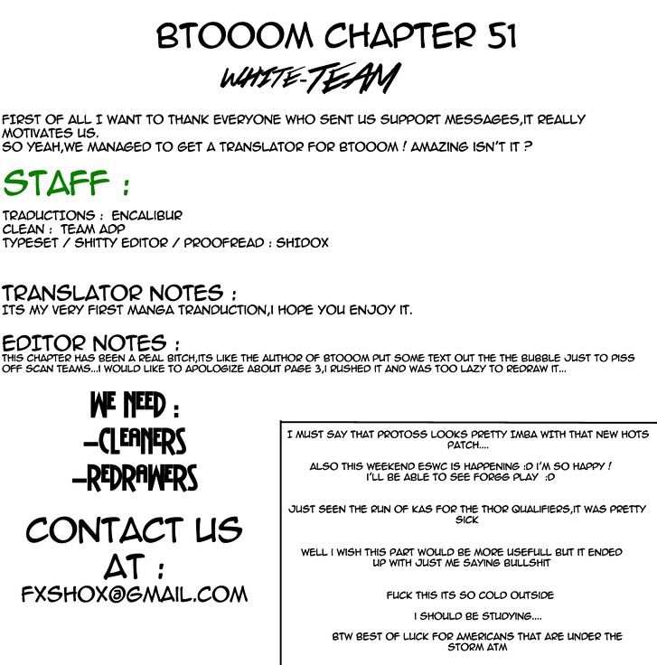 Read Btooom en Manga Online