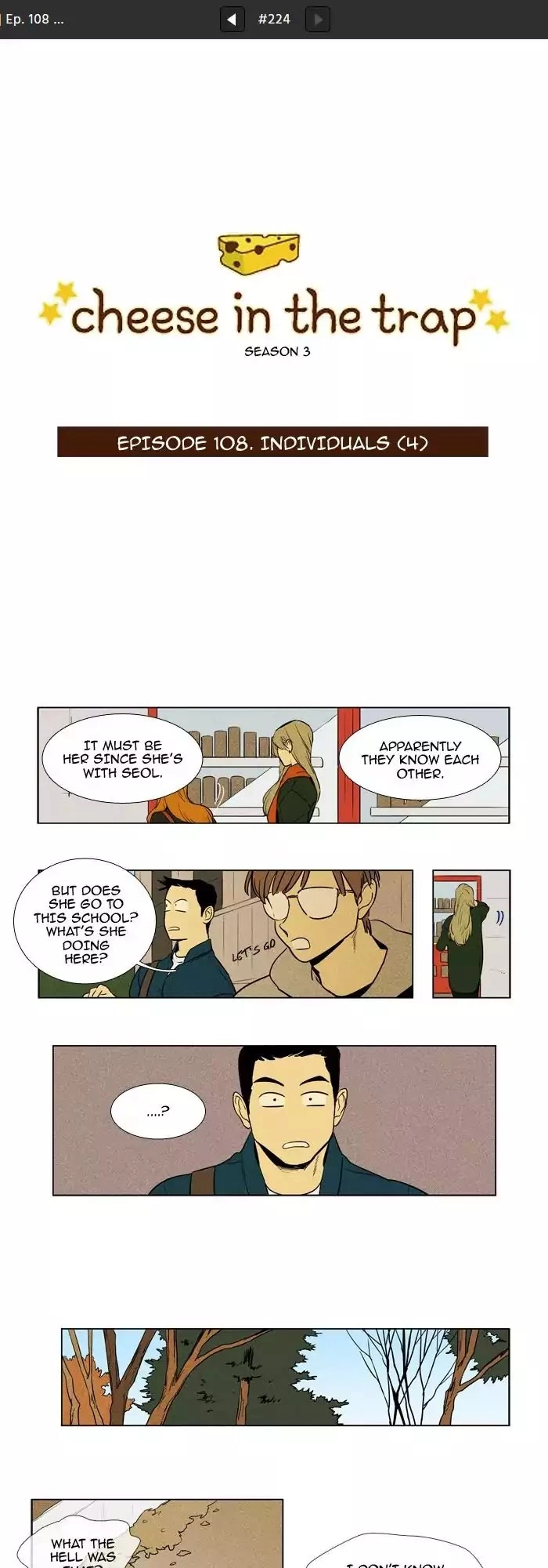 Read Cheese in the Trap en Manga Online
