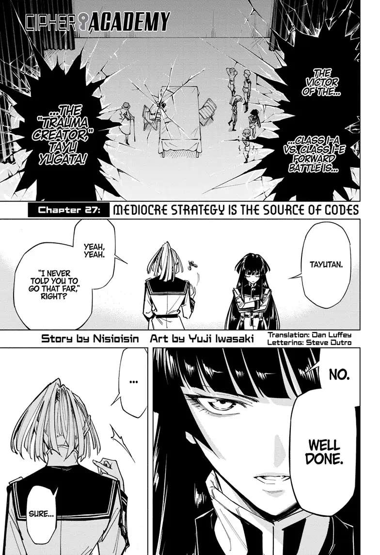 Read Cipher Academy en Manga Online