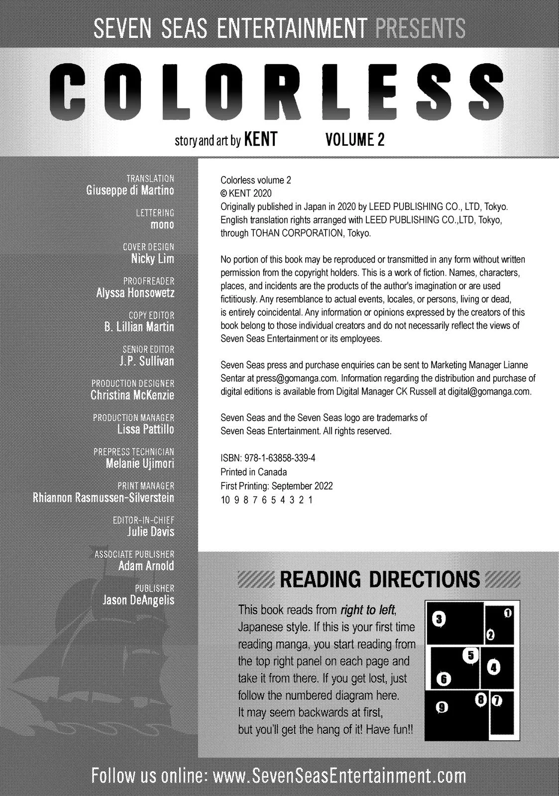 Read Colorless en Manga Online