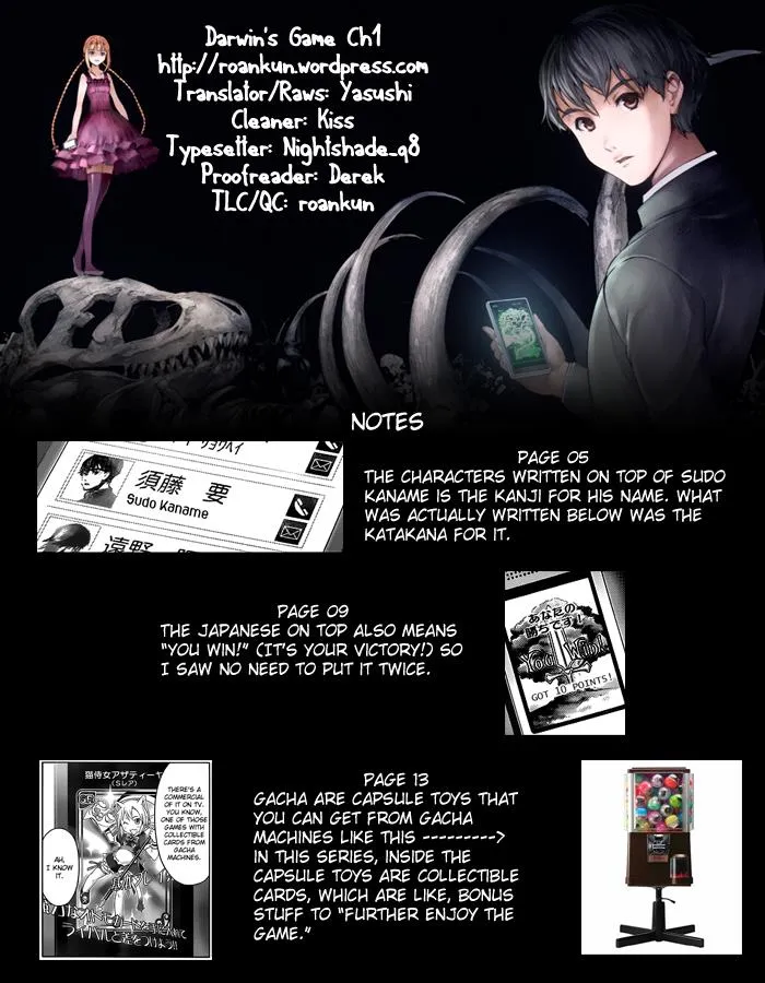 Read Darwins Game en Manga Online