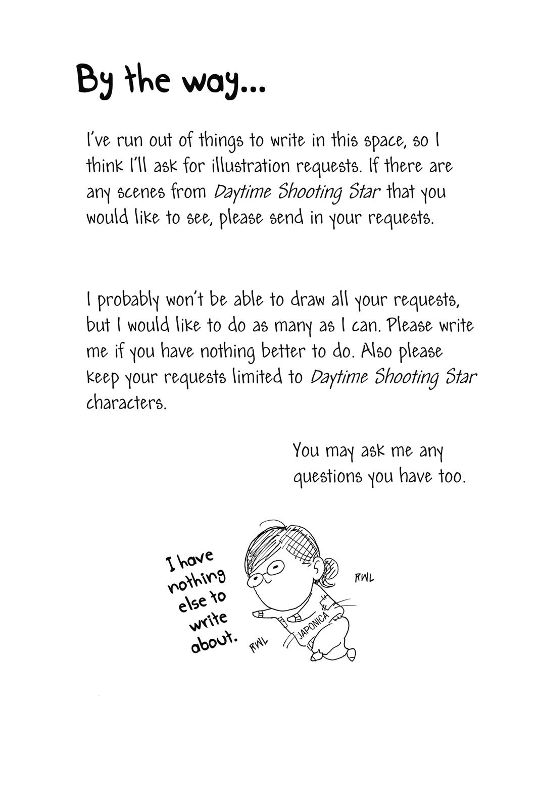 Read Daytime Shooting Star en Manga Online