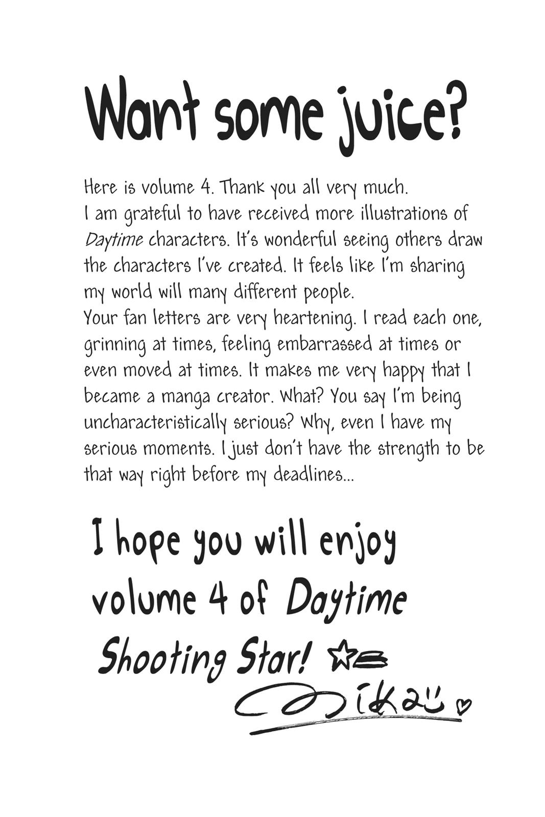 Read Daytime Shooting Star en Manga Online
