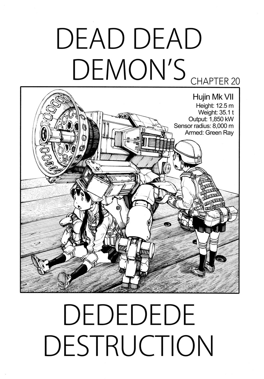 Read Dead Dead Demons Dededede Destruction en Manga Online