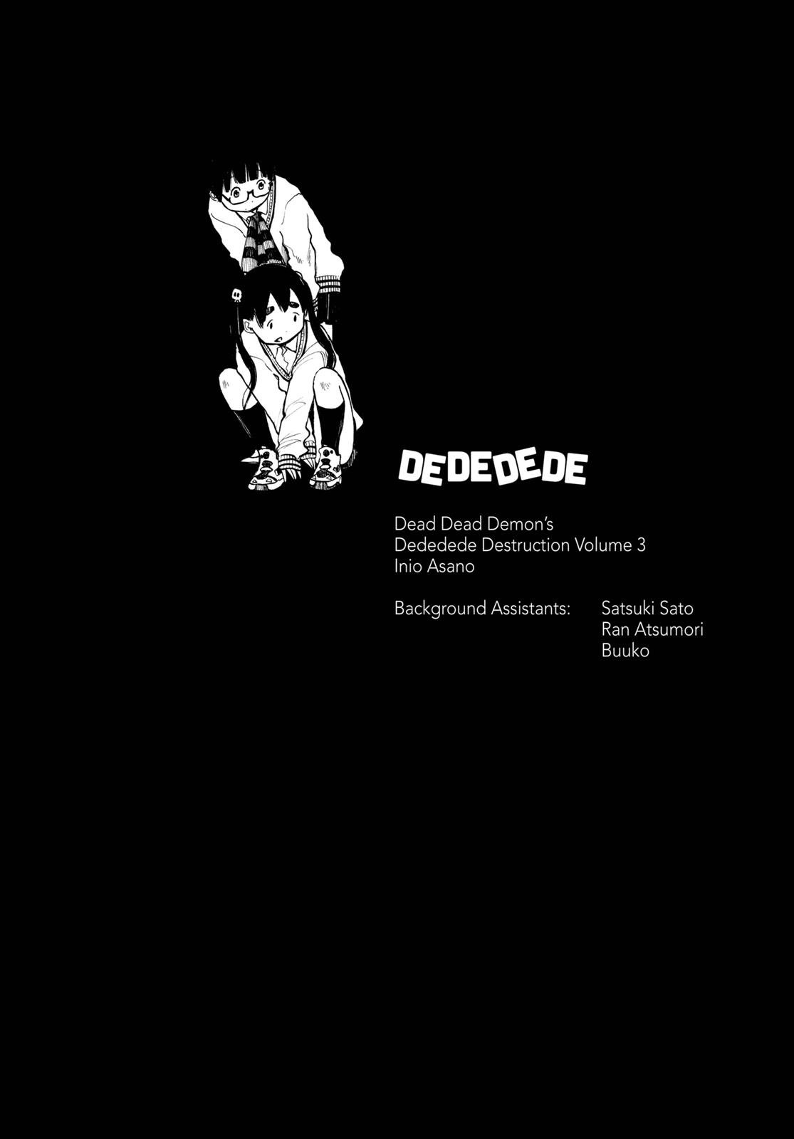 Read Dead Dead Demons Dededede Destruction en Manga Online