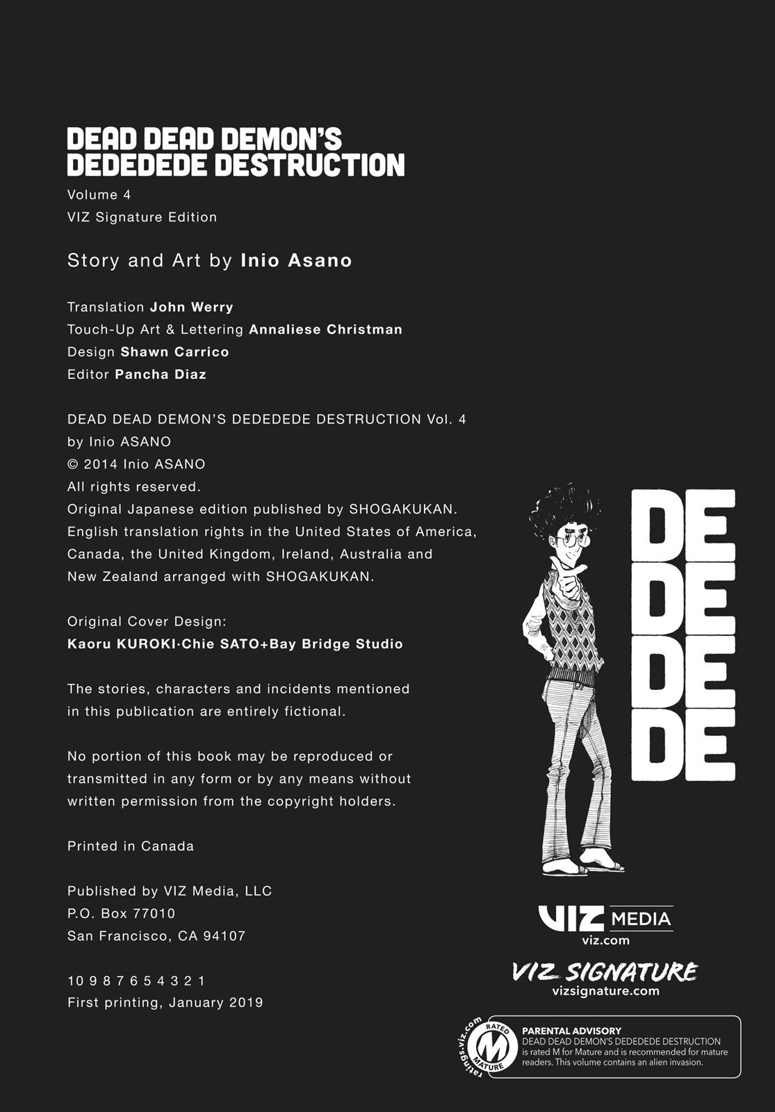 Read Dead Dead Demons Dededede Destruction en Manga Online