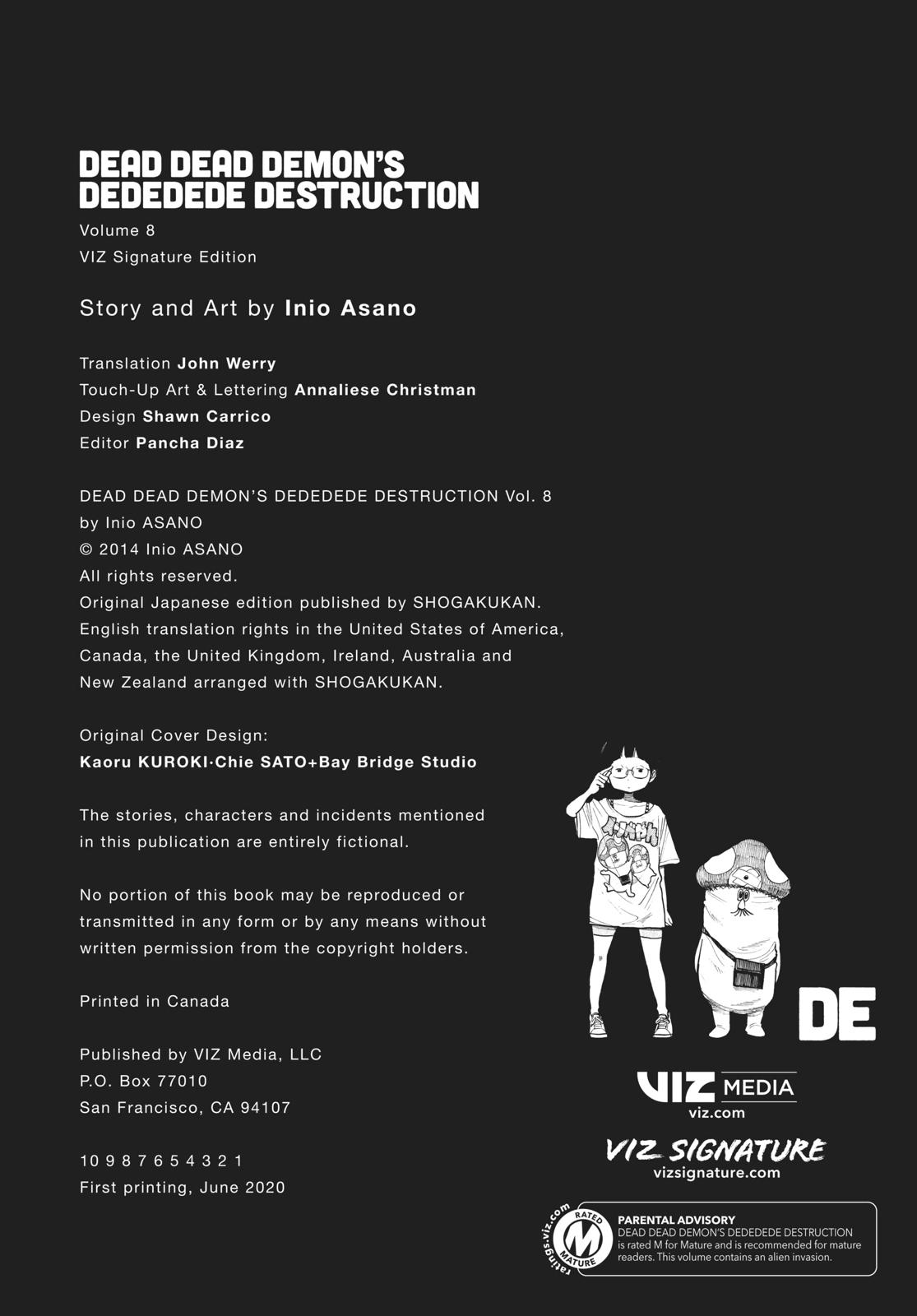 Read Dead Dead Demons Dededede Destruction en Manga Online