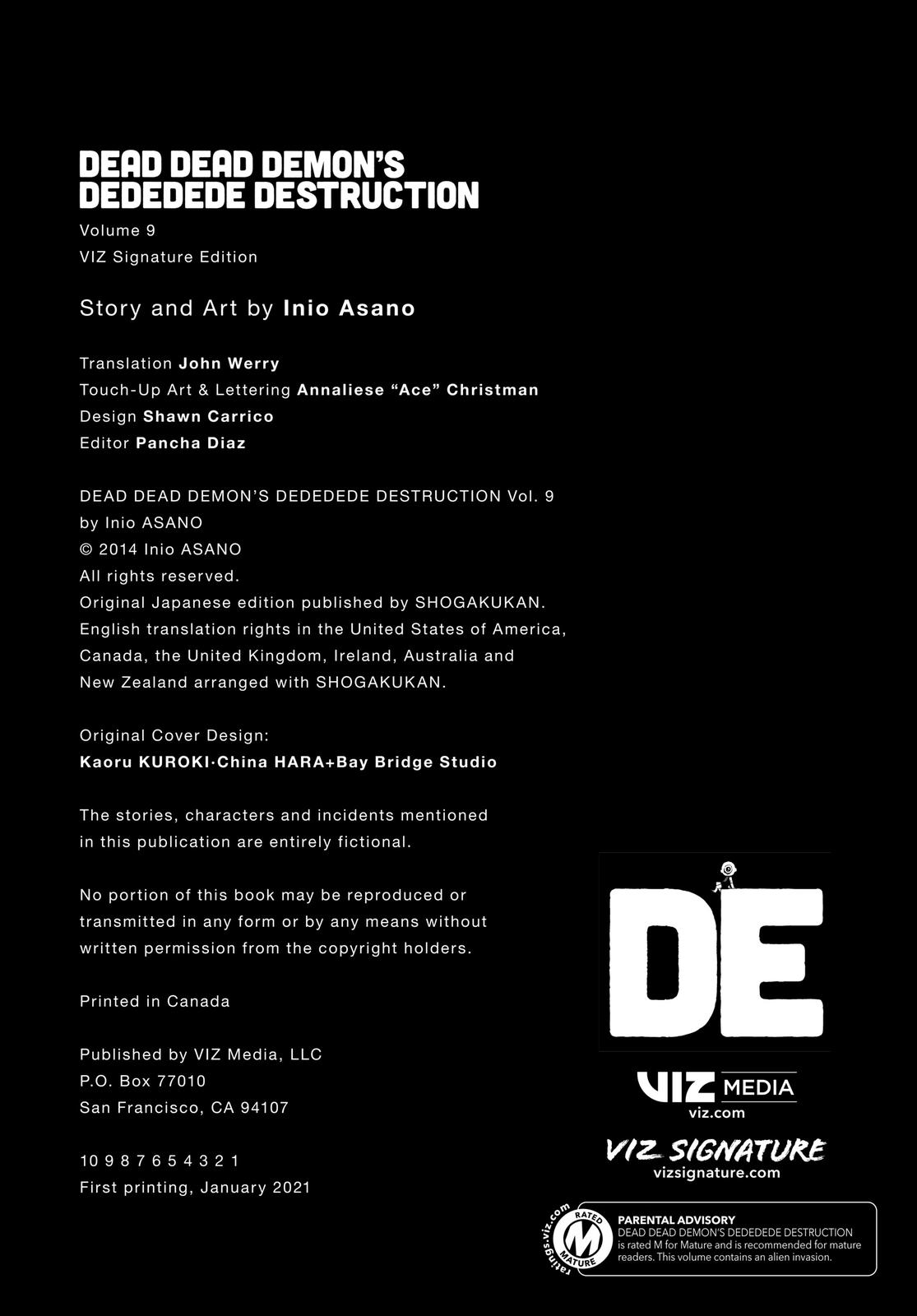 Read Dead Dead Demons Dededede Destruction en Manga Online