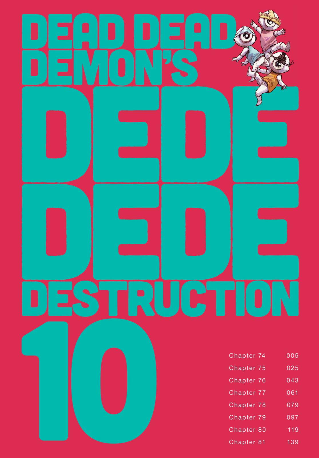 Read Dead Dead Demons Dededede Destruction en Manga Online