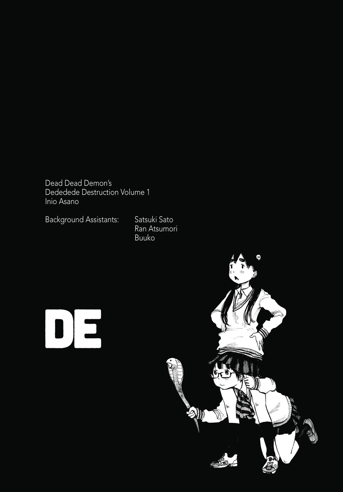 Read Dead Dead Demons Dededede Destruction en Manga Online
