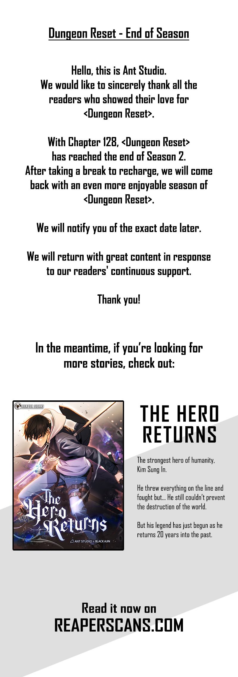 Read Dungeon Reset en Manga Online
