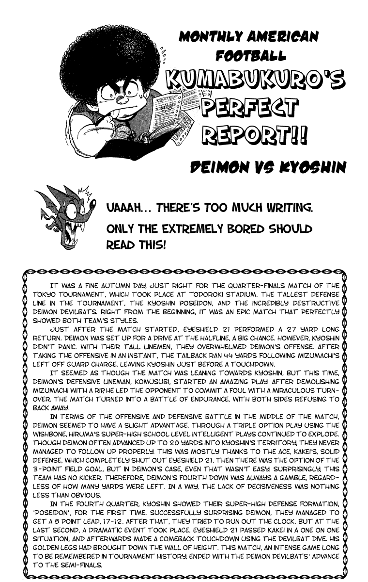 Read Eyeshield 21 en Manga Online