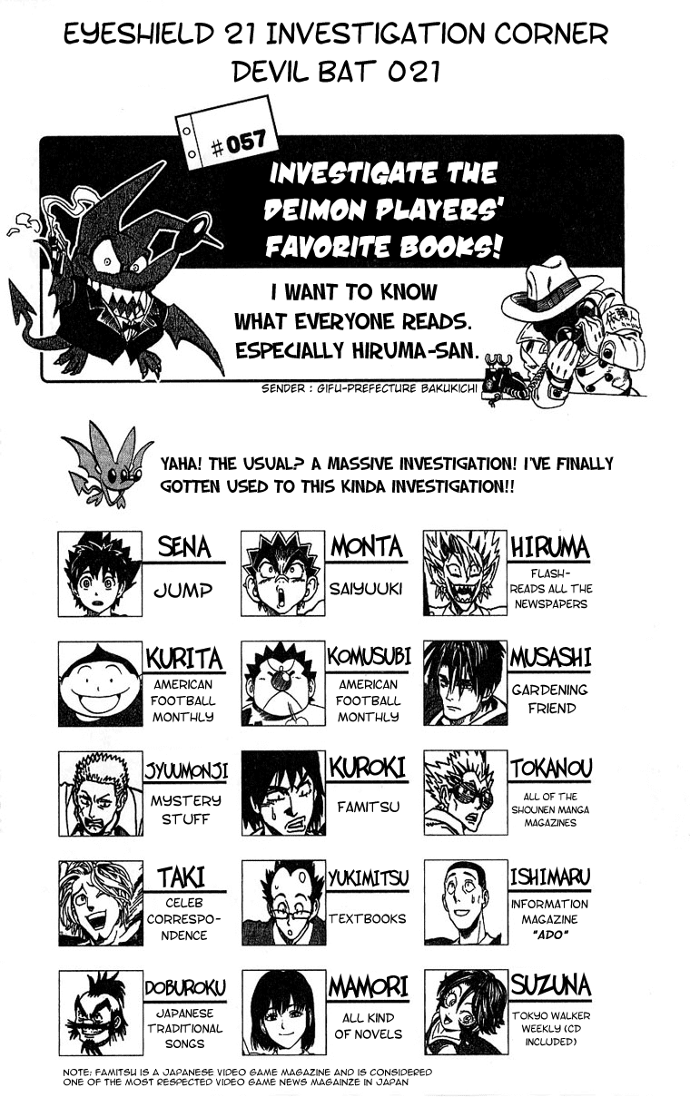 Read Eyeshield 21 en Manga Online