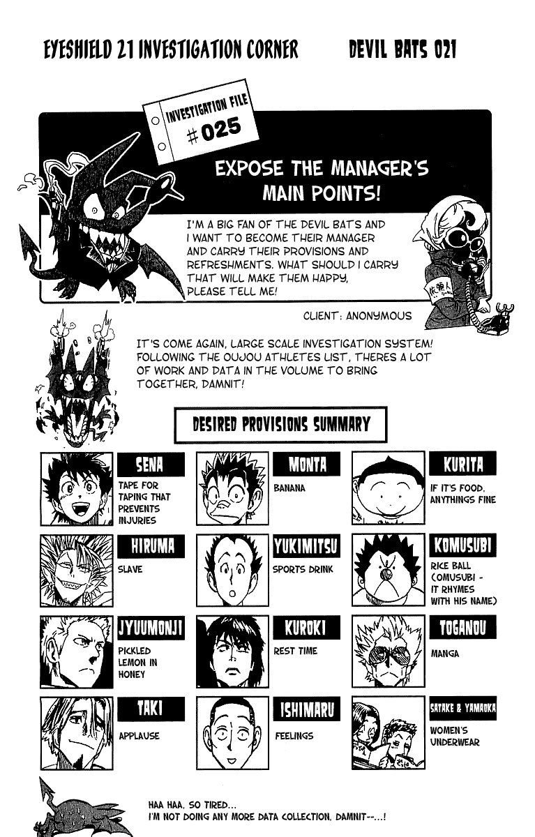 Read Eyeshield 21 en Manga Online