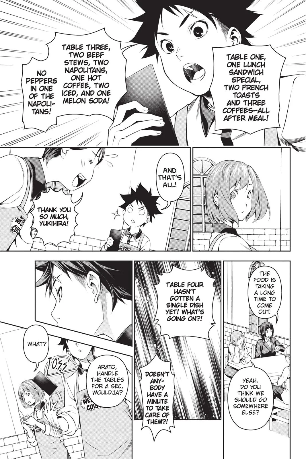 Read Food Wars en Manga Online